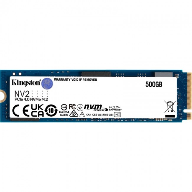 KINGSTON SNV2S/500G 500GB 3500/2100MB/s M.2 2280 PCIe NVME SSD