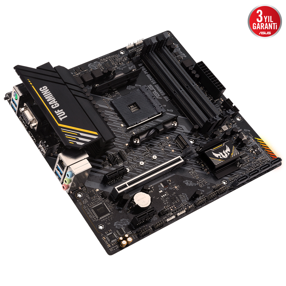 ASUS TUF GAMING A520M-PLUS II 4xDDR4 DP/HDMI/VGA 1xM2 AM4 ANAKART