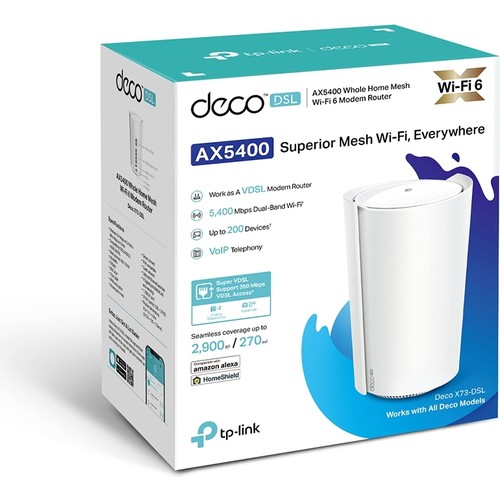 TP-LINK DECO X73-DSL (1-PACK) 5400 MBPS DUALBAND WIFI6 INDOOR ACCESS POINT