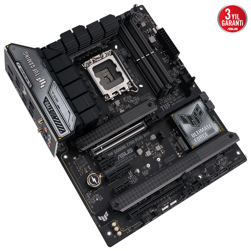 ASUS TUF GAMING Z790-PLUS WIFI INTEL Z790 LGA1700 4xDDR5 7200 DP HDMI 3x M2 USB3.2 WiFi 6E + BT AURA RGB 2.5Gbit LAN ATX ASUS 5X PROTECTION III Armoury Crate AI Suite 3