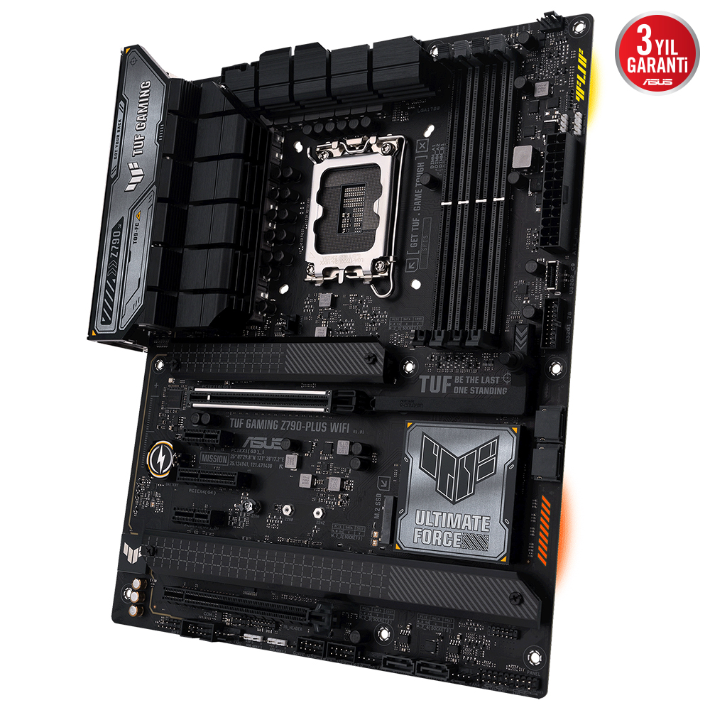 ASUS TUF GAMING Z790-PLUS WIFI INTEL Z790 LGA1700 4xDDR5 7200 DP HDMI 3x M2 USB3.2 WiFi 6E + BT AURA RGB 2.5Gbit LAN ATX ASUS 5X PROTECTION III Armoury Crate AI Suite 3