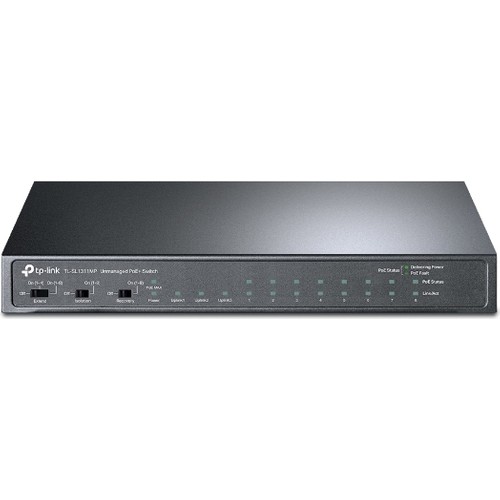 TP-LINK TL-SL1311MP 10 PORT 10/100 8 PORT POE 2 PORT UPLINK + 1 SFP YONETILEMEZ RACK MOUNT SWITCH