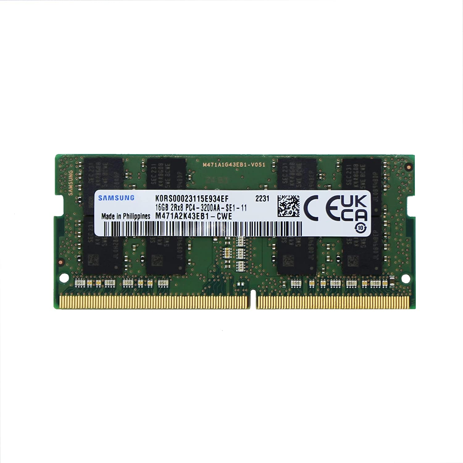 SAMSUNG 16GB 3200Mhz DDR4 BULK M471A2K43EB1-CWE NOTEBOOK RAM