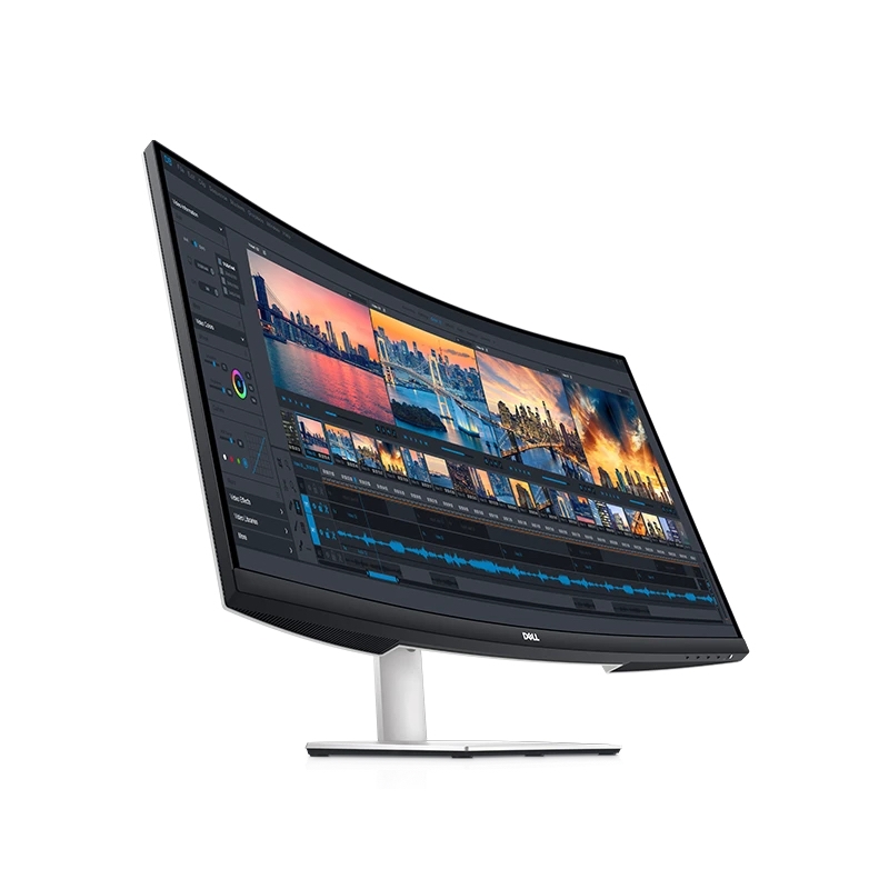 DELL S3221QSA 31.5" 4MS 4K UHD 3840x2160 2xHDMI/DP PIVOT SILVER CURVED IPS MONITOR