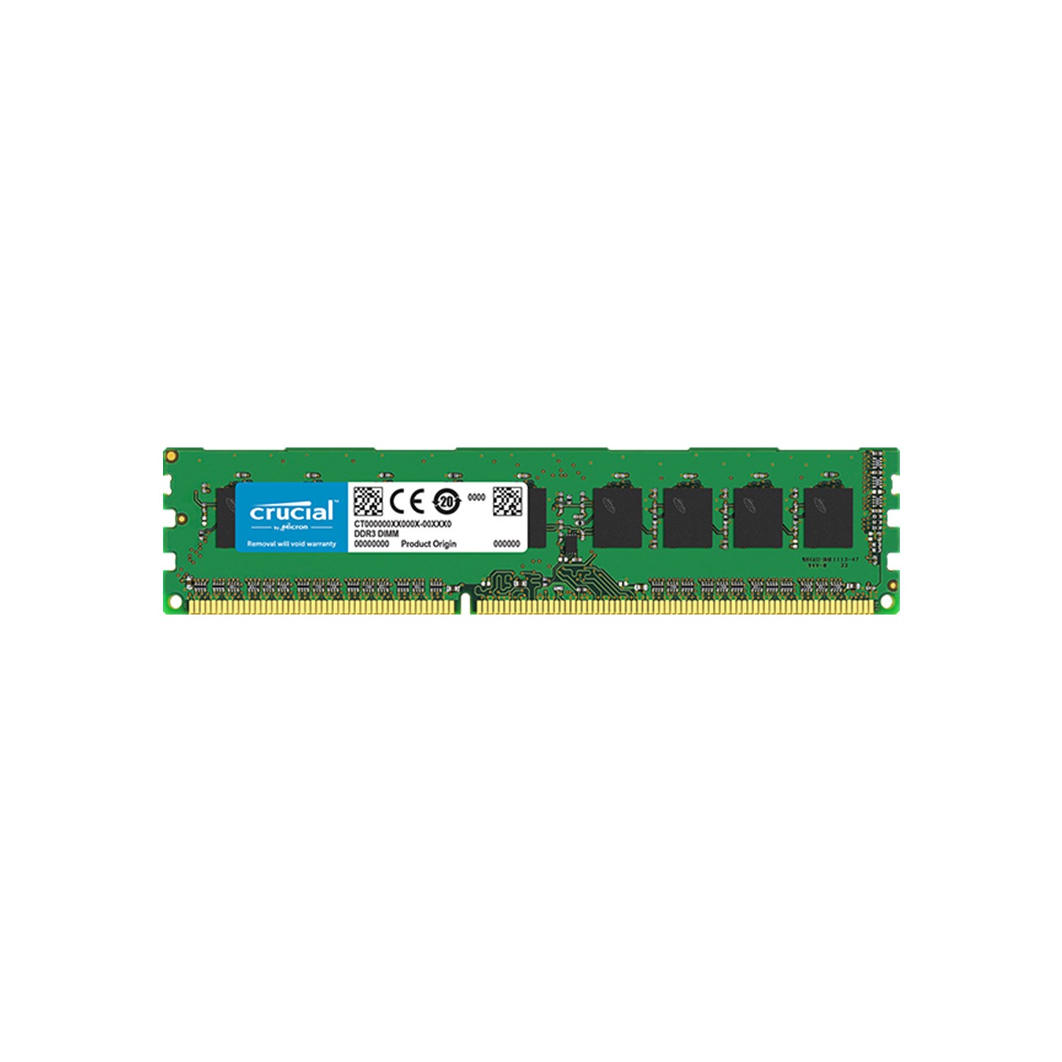 CRUCIAL 8GB 1600MHz DDR3 PC Ram CRUPC1600L/8G