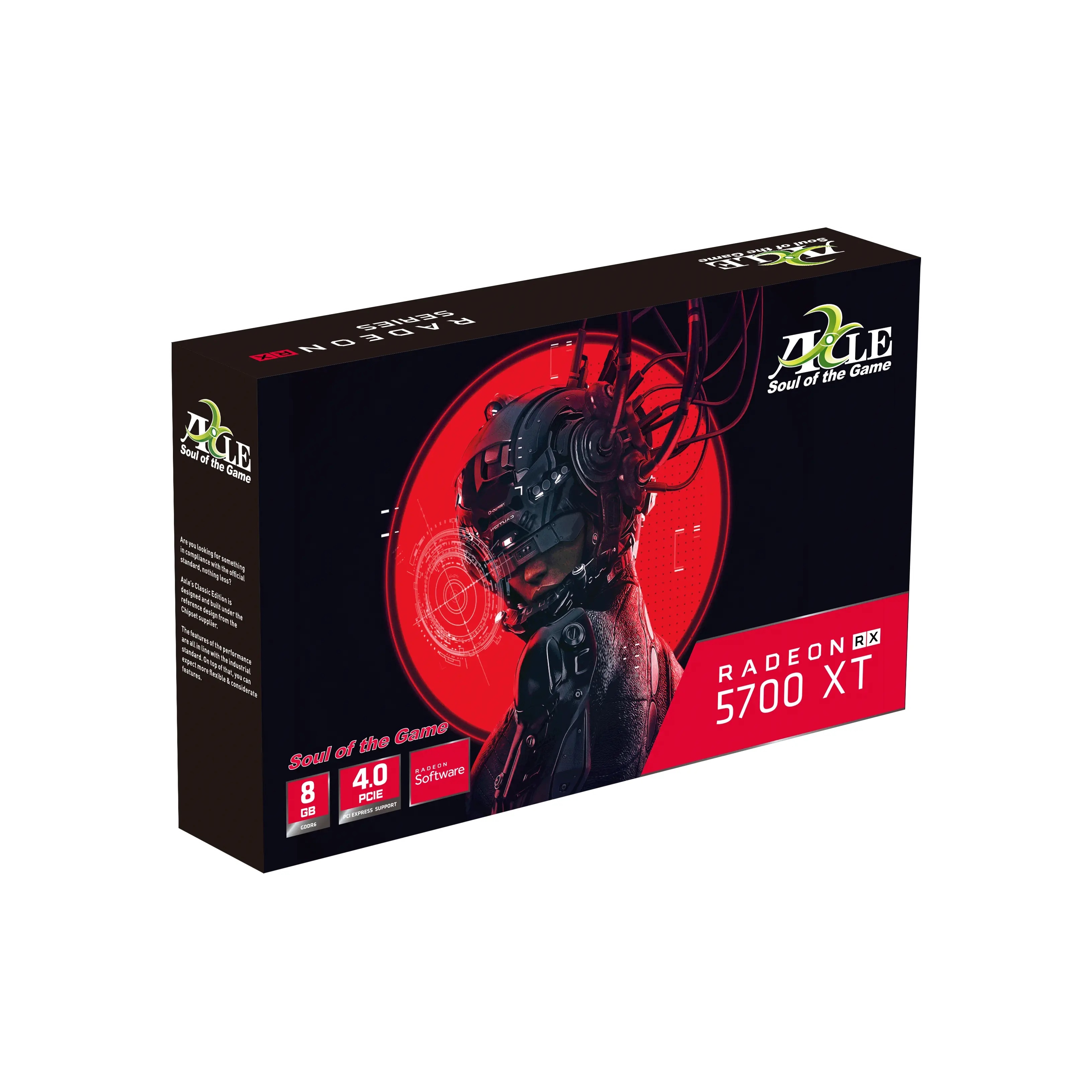 AXLE RX5700 XT 8GB GDDR6 256Bit 3xHDMI/1xDP 16X AX-RX5700XT/8GD6P6IP3