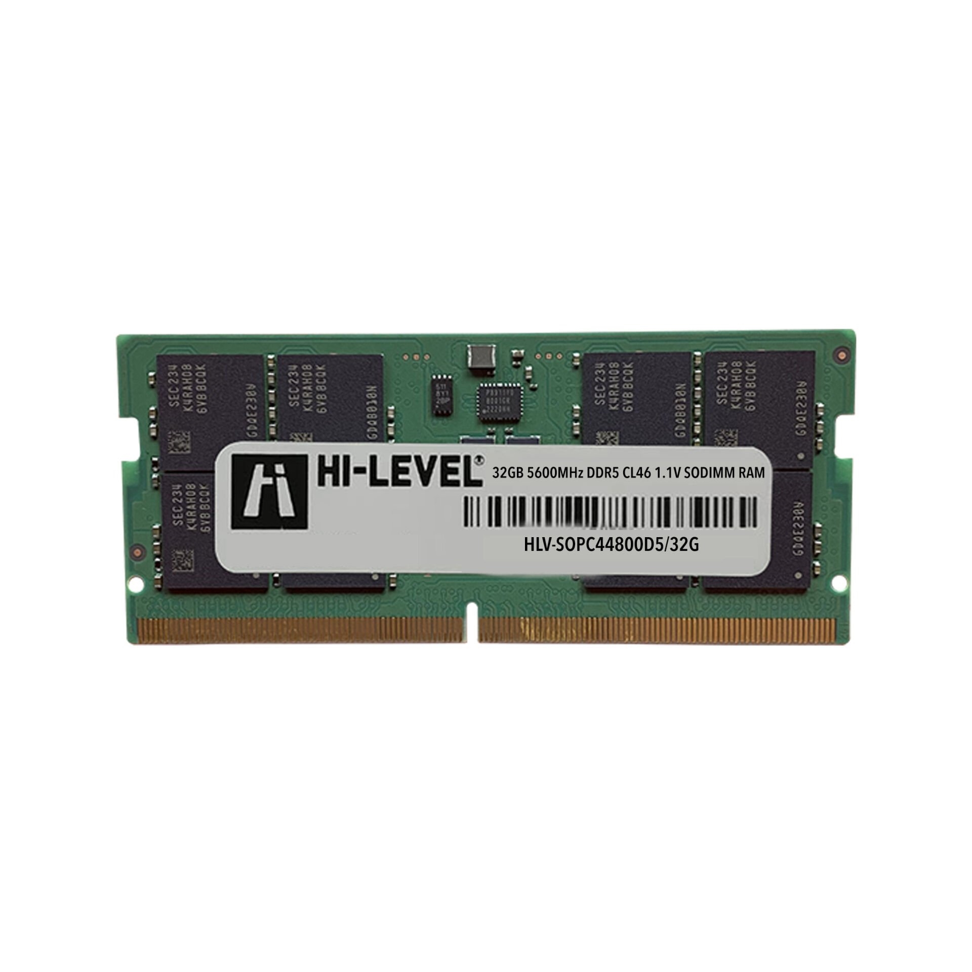 HI-LEVEL 32GB 5600MHz DDR5 1.1V HLV-SOPC44800D5/32G NOTEBOOK RAM