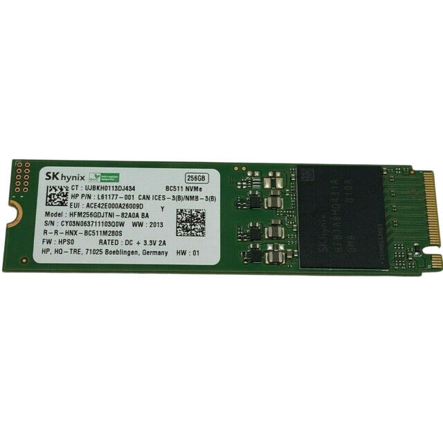 HYNIX HFM256GDJTNI-82A0 256GB 2200/900MB/s M.2 2280 PCIe NVME SSD