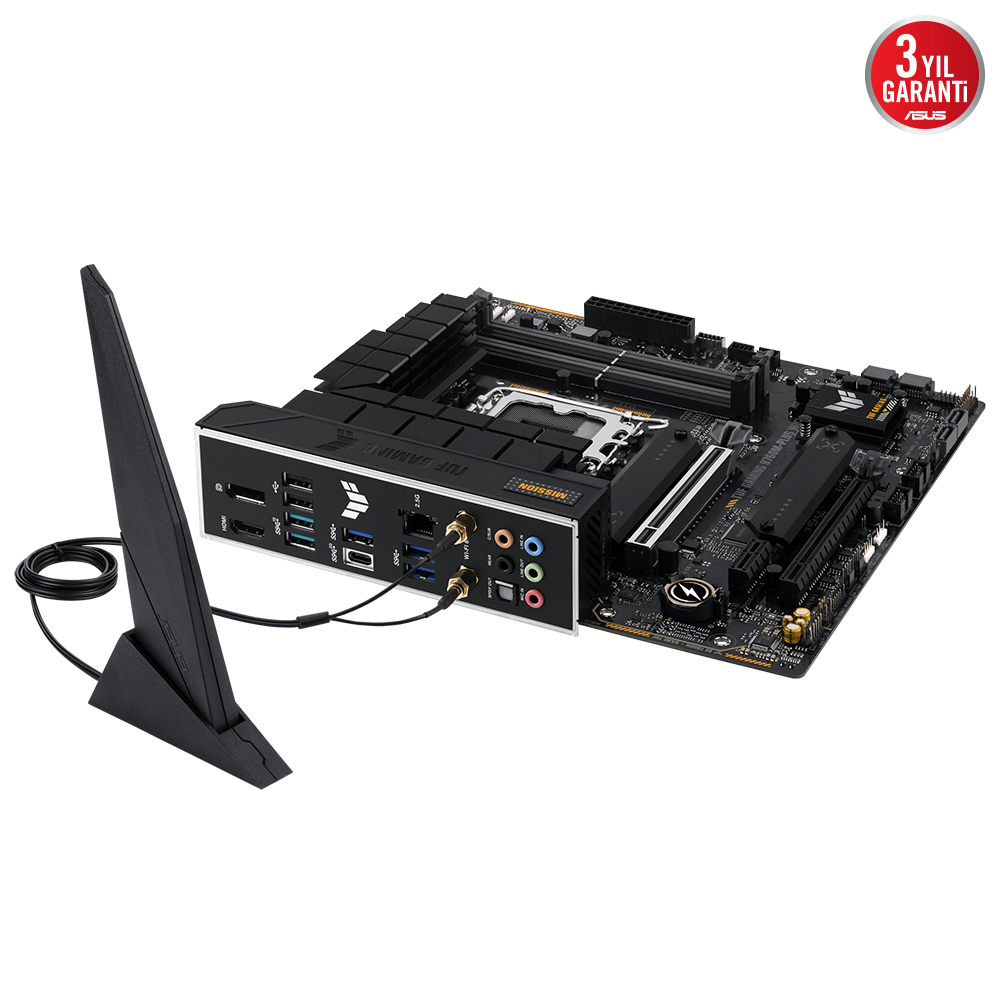 ASUS TUF GAMING B760M-PLUS WIFI II 4xDDR5 HDMI/DP 3xM.2 GLAN/WIFI6/BT 1700P ANAKART