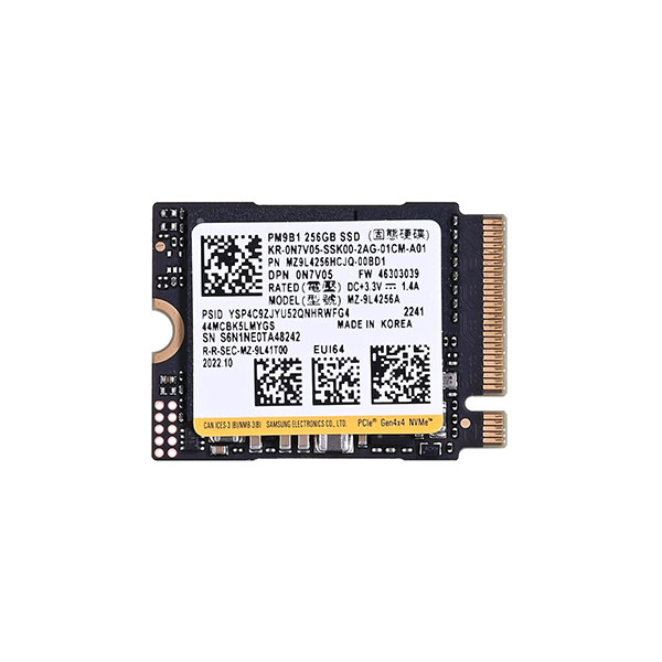 SAMSUNG MZ-9L4256A 256GB 2500/3500MB/s M.2 2230 PCI-E NVME SSD PM9B1