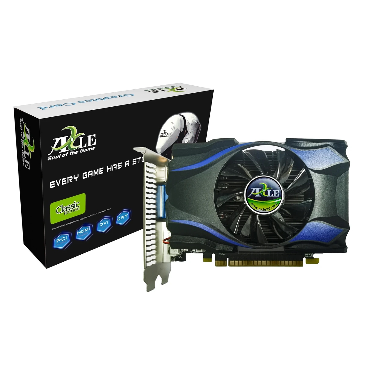 AXLE GTX750 2GB DDR5 128Bit VGA/DVI/HDMI 16X AX-GTX750/2GD5P8CDI