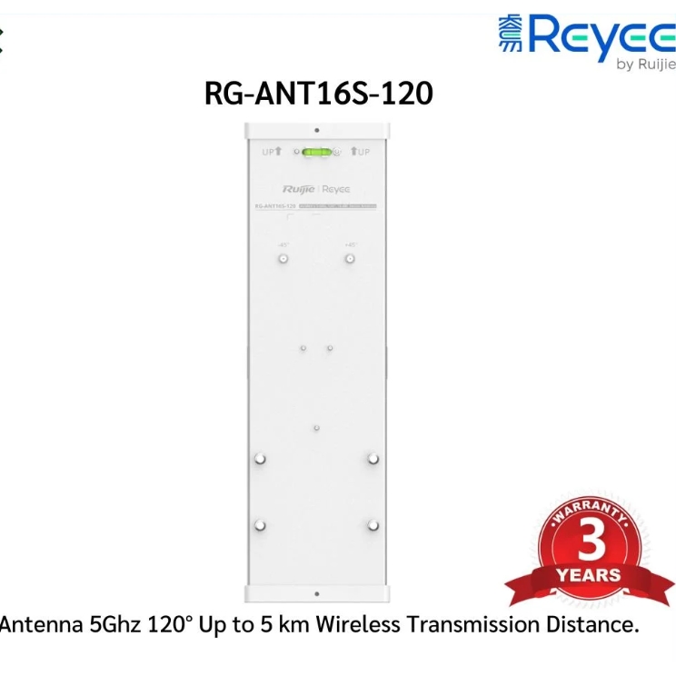 RUIJIE REYEE RG-ANT16S-120 16DBI 120 DERECE OUTDOOR 5 KM H: 120°, V: 10° SEKTOR ANTEN