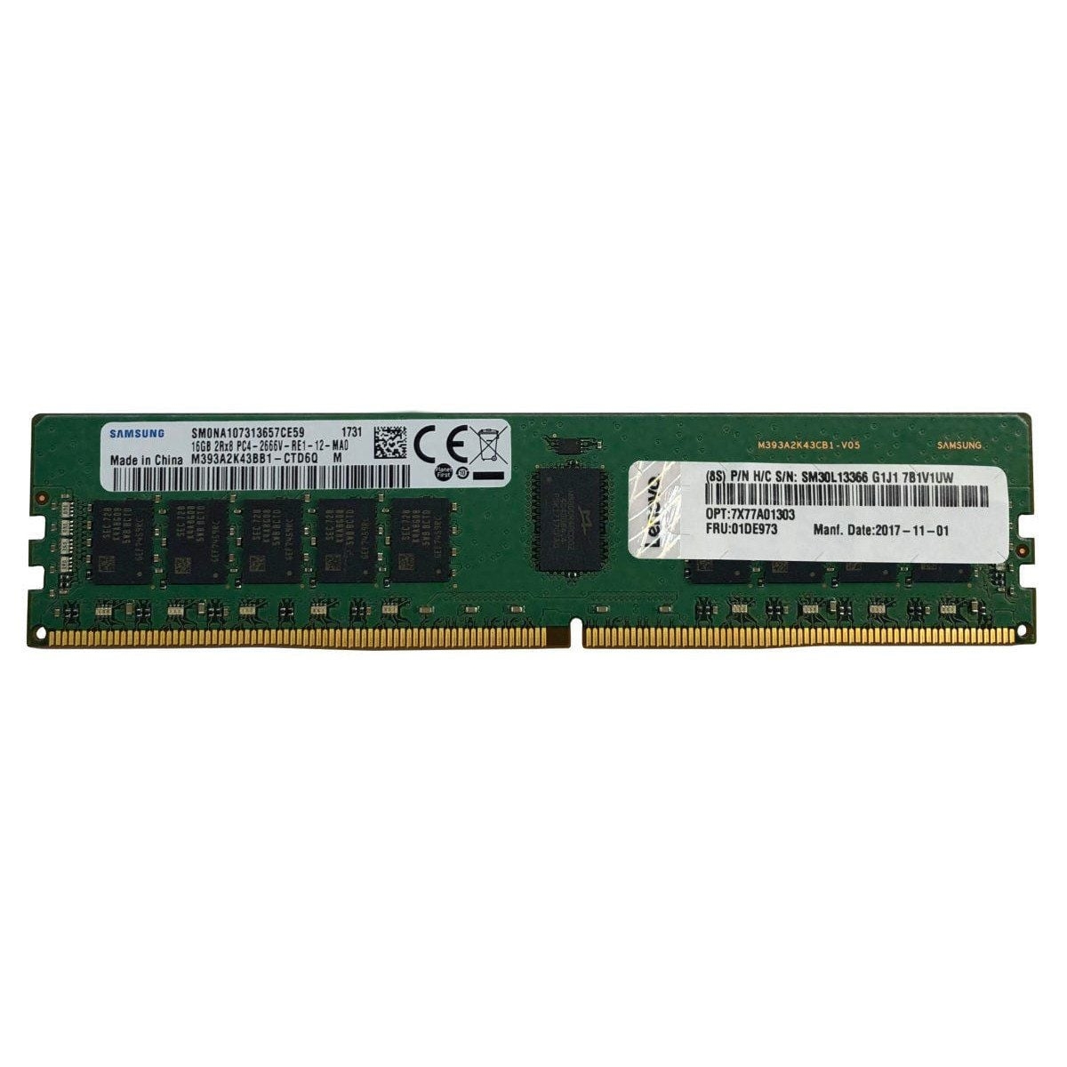 LENOVO 4X77A08633 32GB 3200MHz DDR4 2RX4 ECC SERVER RAM