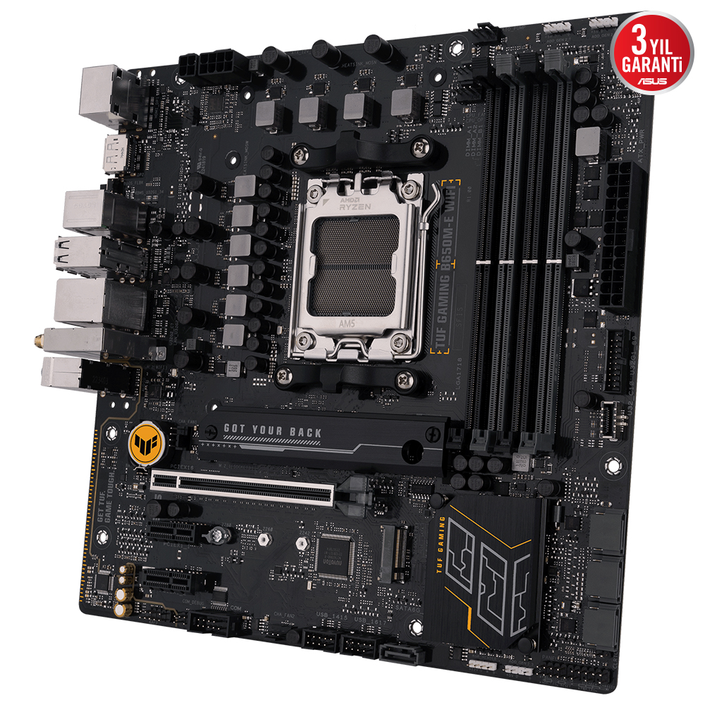 ASUS TUF GAMING B650M-E WIFI 4xDDR5 HDMI+DP 2xM.2 AM5 ANAKART