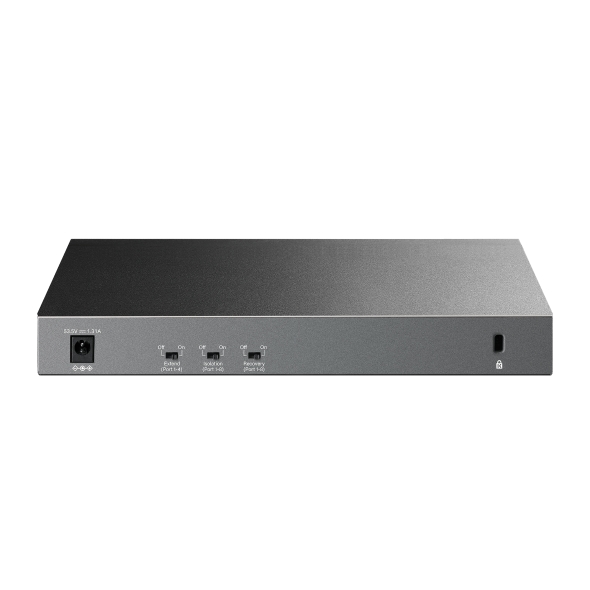 TP-LINK LS1210GP 10 PORT 10/100/1000 8 PORT POE+ YONETILEMEZ DESKTOP SWITCH METAL KASA