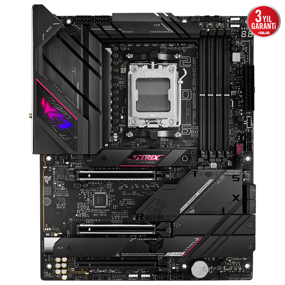 ASUS ROG STRIX B650E-E GAMING WIFI 4xDDR5 HDMI/DP 4xM.2 AM5 ANAKART