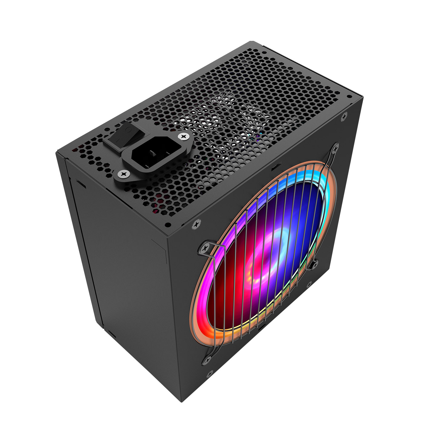 RAMPAGE RGB-500 500W 80+ BR 12CM RGB FAN POWER SUPPLY