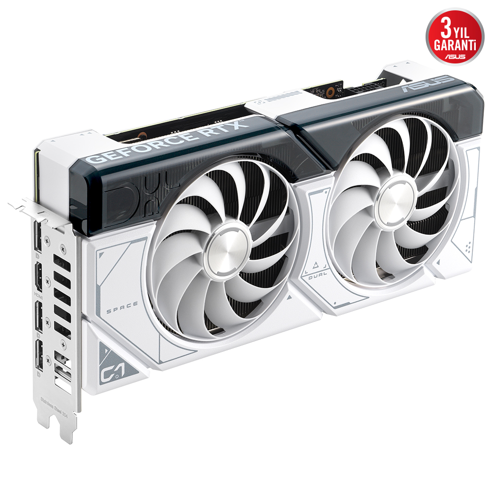 ASUS DUAL-RTX4070S-12G-WHITE RTX4070 SUPER 12GB GDDR6X 192Bit 3xDP/1xHDMI PCI-E 4.0