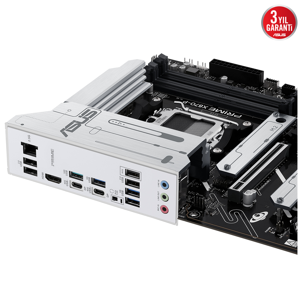 ASUS PRIME X870-P 4xDDR5 HDMI 4xM.2 AM5 ANAKART