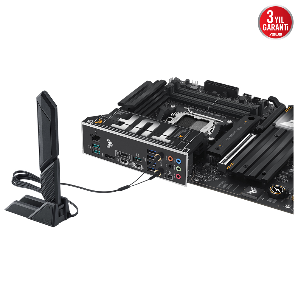 ASUS TUF GAMING X870-PLUS WIFI 4xDDR5 HDMI 4xM.2 AM5 ANAKART