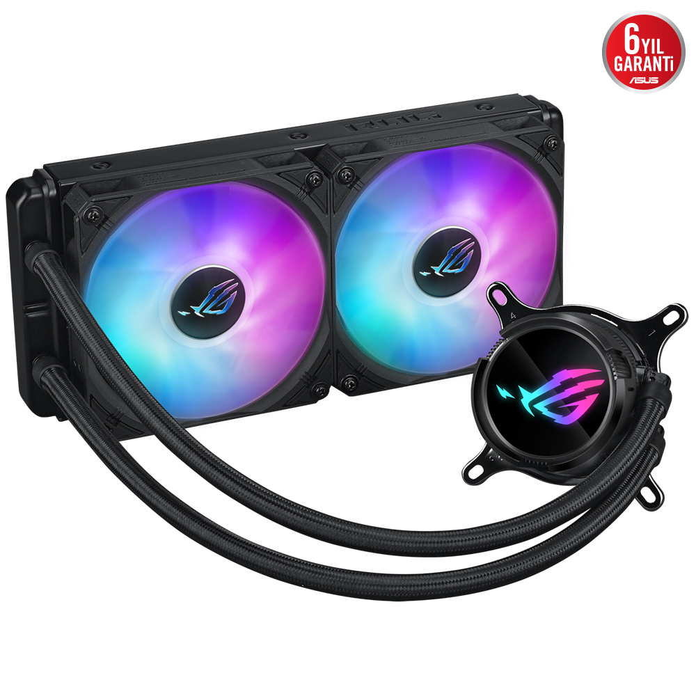 ASUS ROG STRIX LC III 240 ARGB AURA SYNC RGB 240MM LGA1700/AM4 SOKET SIVI SOĞUTMA