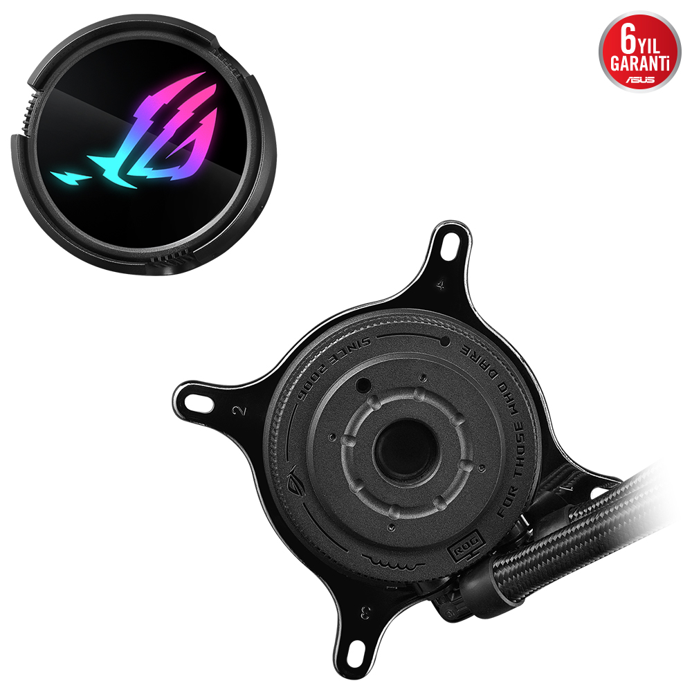 ASUS ROG STRIX LC III 360 ARGB AURA SYNC RGB FAN 360MM LGA1700/AM4 SOKET SIVI SOĞUTMA