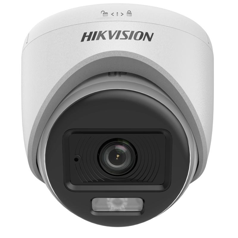 HIKVISION DS-2CE70DF0T-LPFS 2MP 2.8MM COLORVU DAHİLİ SES 20MT SMART HYBRID HD-TVI DOME KAMERA