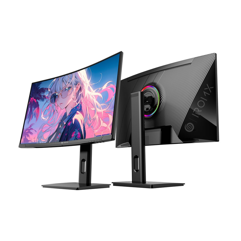 IROMX BC271240 27" 1MS 1920x1080 2xDP/2xHDMI PIVOT 240HZ SİYAH CURVED IPS GAMING MONITOR