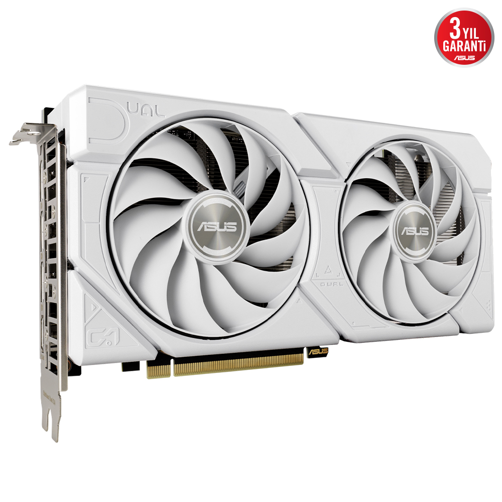 ASUS DUAL-RTX4070S-O12G-EVO-WHITE RTX4070 12GB GDDR6X 192Bit 3xDP/1xHDMI PCI-E 4.0