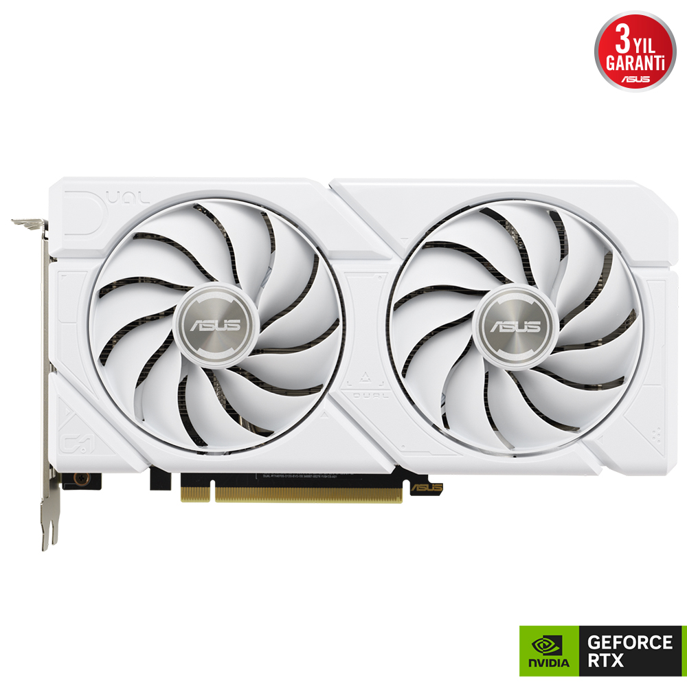 ASUS DUAL-RTX4070S-O12G-EVO-WHITE RTX4070 12GB GDDR6X 192Bit 3xDP/1xHDMI PCI-E 4.0