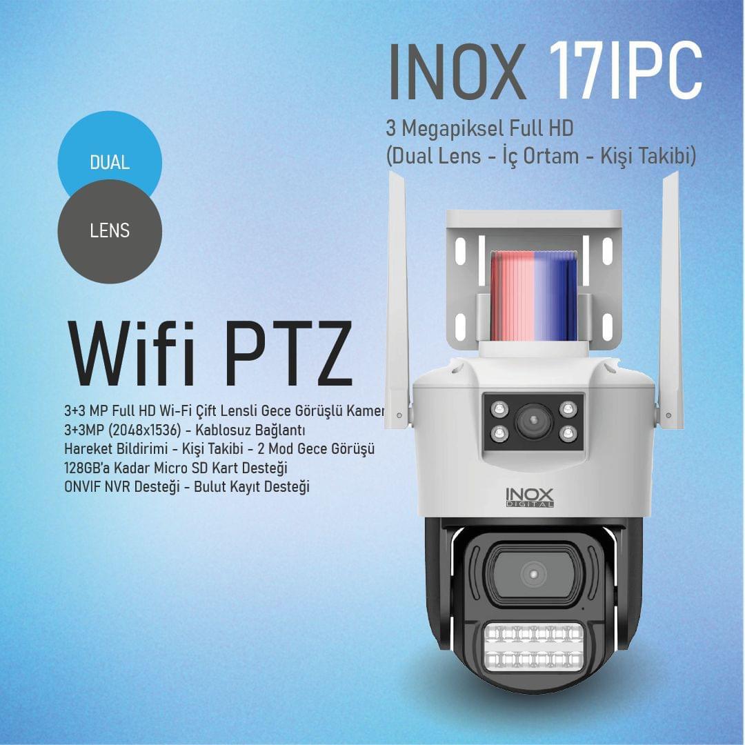 INOX 17 3+3 MP DUAL LENS 2560 × 1440  IP65 WIFI KAMERA