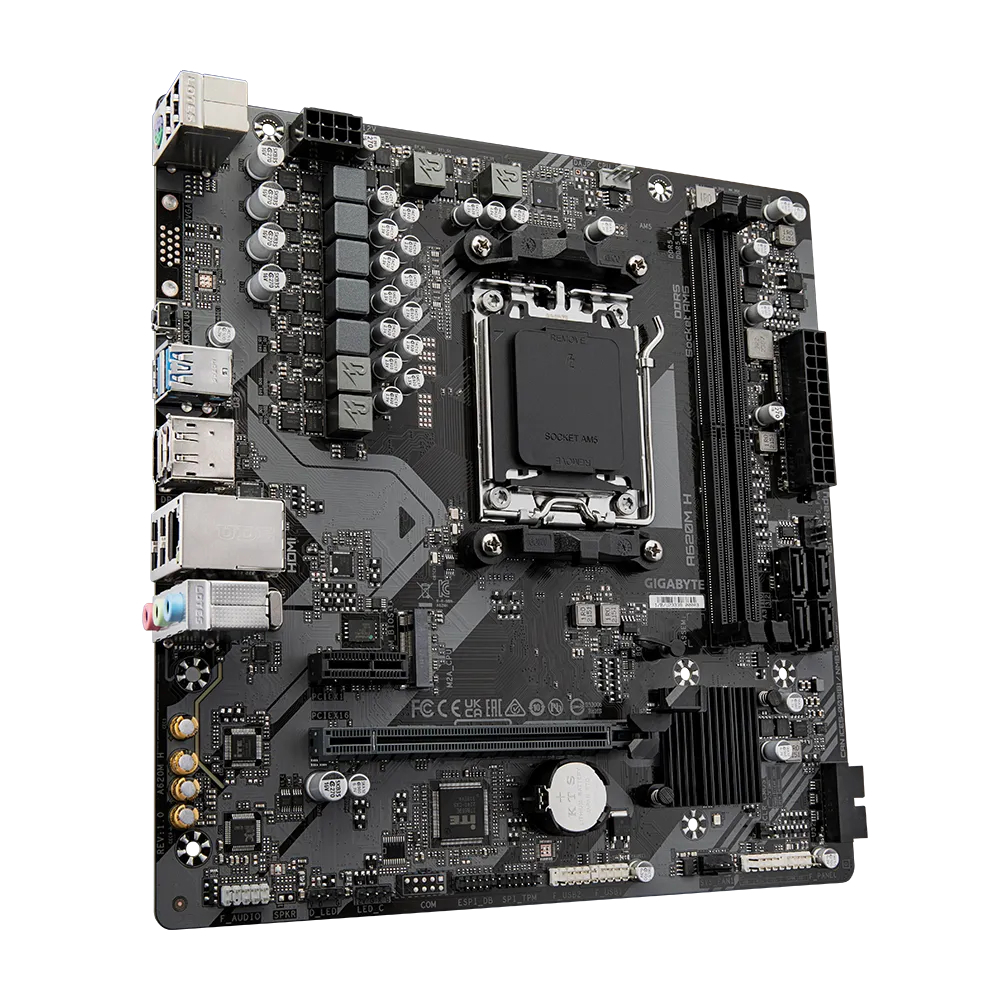 GIGABYTE A620M-H 2xDDR5 HDMI+DP 1xM2 AM5 ANAKART