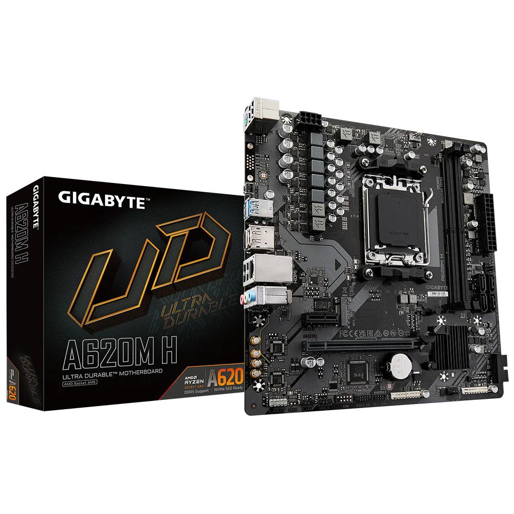 GIGABYTE A620M-H 2xDDR5 HDMI+DP 1xM2 AM5 ANAKART