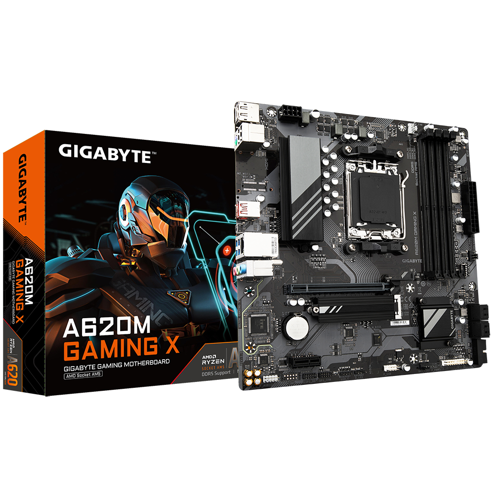 GIGABYTE A620M-GAMING-X 4xDDR5 HDMI+DP 1xM2 AM5 ANAKART