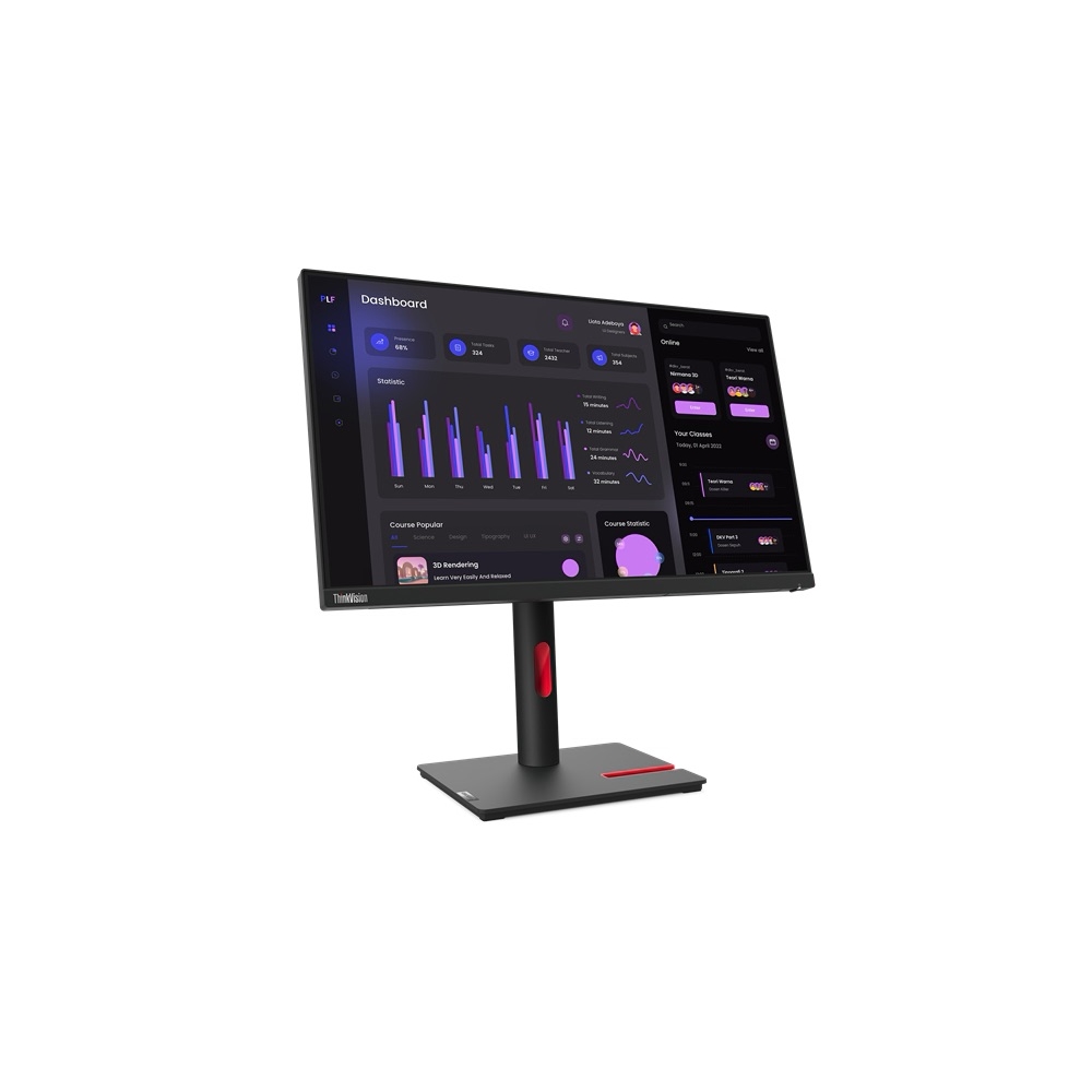 LENOVO 63CFMATXTK 23.8" 4MS 1920x1080 VGA/HDMI/DISPLAY VESA PIVOT IPS LED MONITOR