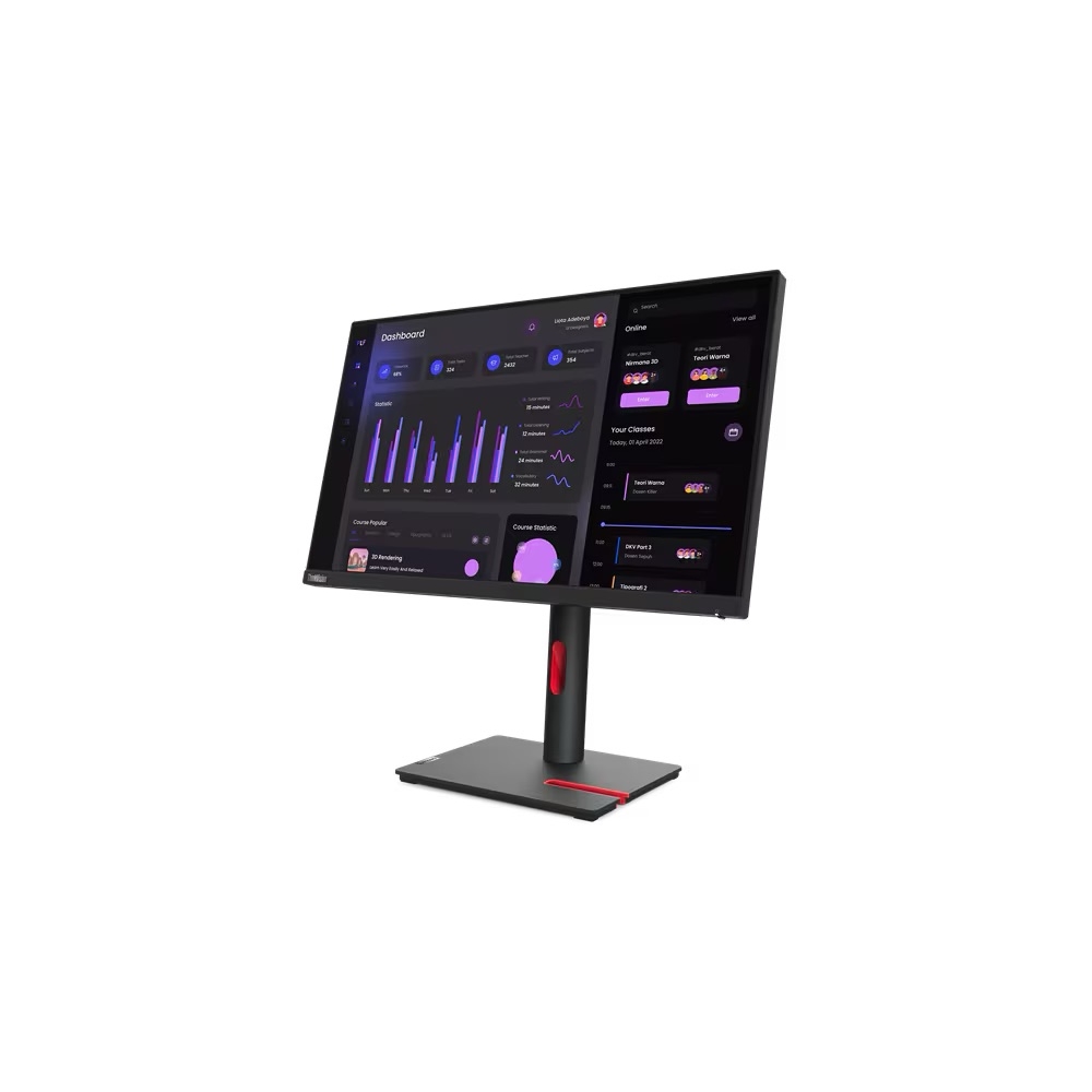 LENOVO 63CFMATXTK 23.8" 4MS 1920x1080 VGA/HDMI/DISPLAY VESA PIVOT IPS LED MONITOR