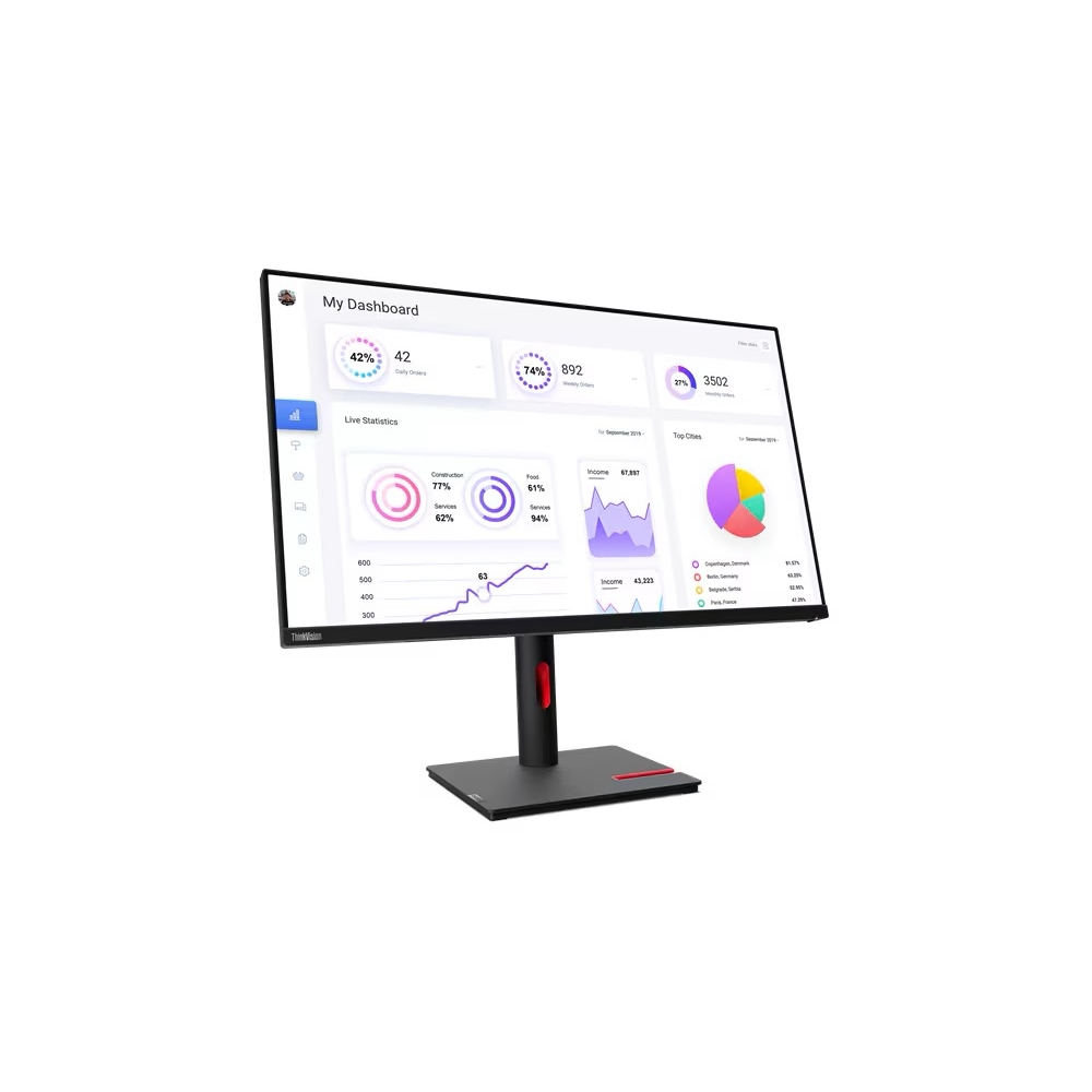 LENOVO 63D2GAT1TK 31.5" 4MS 4K 3840x2160 HDMI/DP/TYPE-C VESA PIVOT IPS LED MONITOR