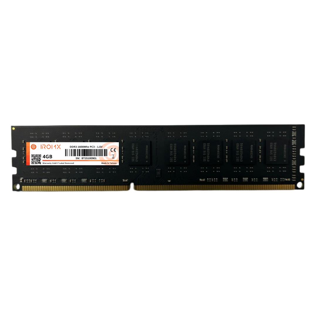 IROMX 4GB 1600MHz DDR3 (SAMSUNG CHIP) PC RAM