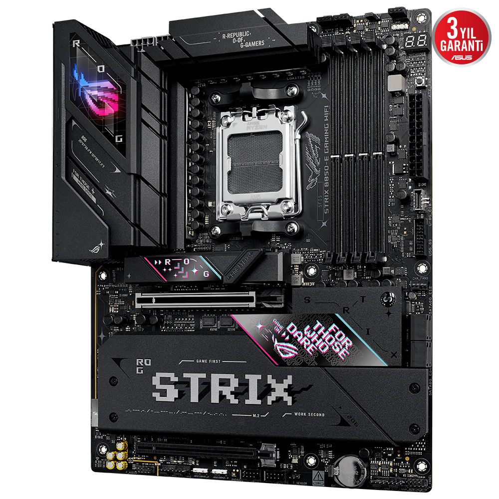 ASUS ROG STRIX B850-E GAMING WIFI 4xDDR5 DP/HDMI/TYPE-C 5xM.2 AM5 ANAKART