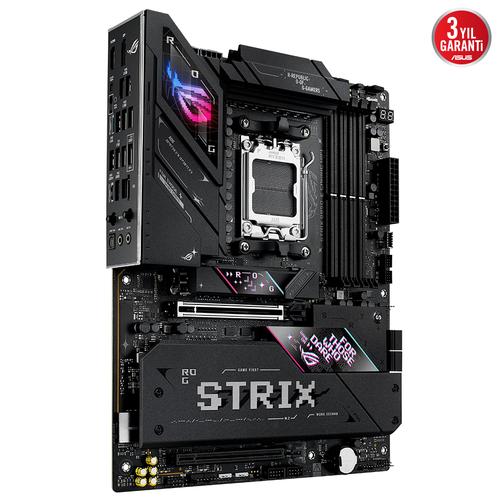 ASUS ROG STRIX B850-E GAMING WIFI 4xDDR5 DP/HDMI/TYPE-C 5xM.2 AM5 ANAKART