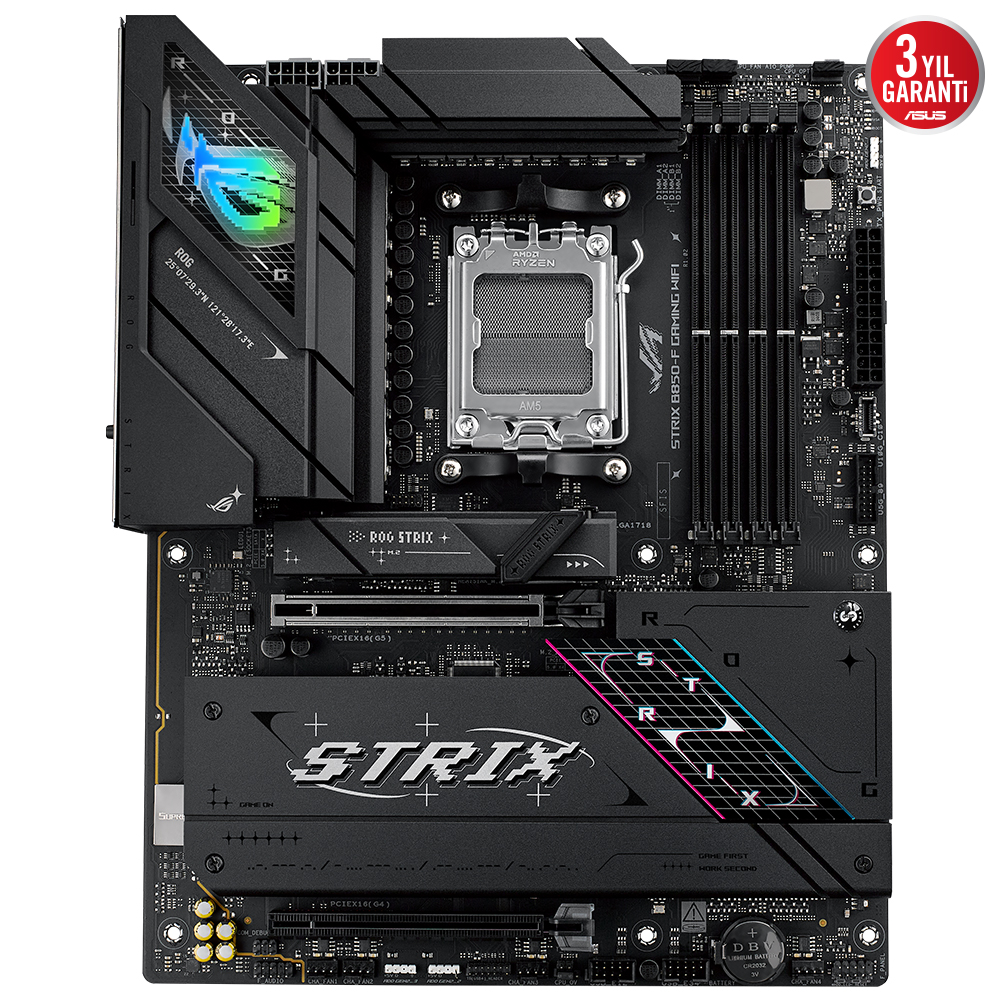 ASUS ROG STRIX B850-F GAMING WIFI 4xDDR5 DP/HDMI 4xM.2 AM5 ANAKART