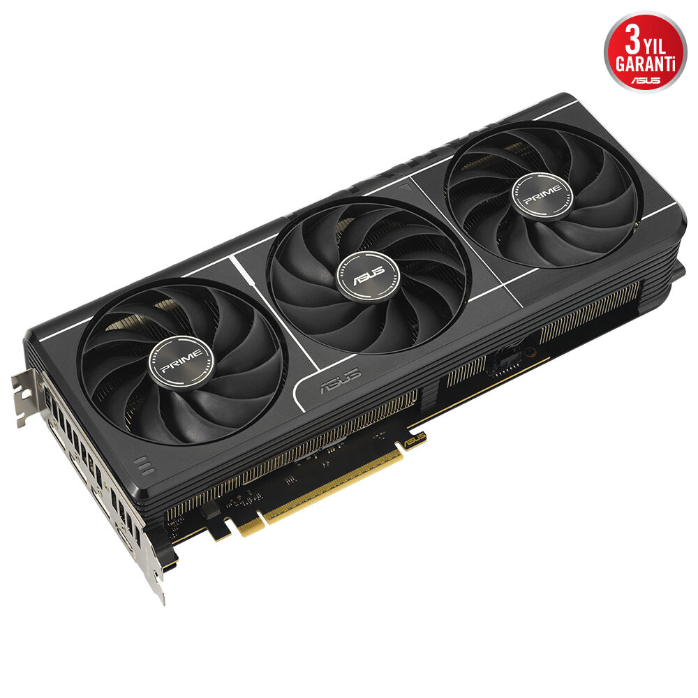 ASUS PRIME-RTX5080-16G NVIDIA GEFORCE RTX 5080 16GB GDDR7 256bit  OC HDMI 3xDP DLSS4 EKRAN KARTI