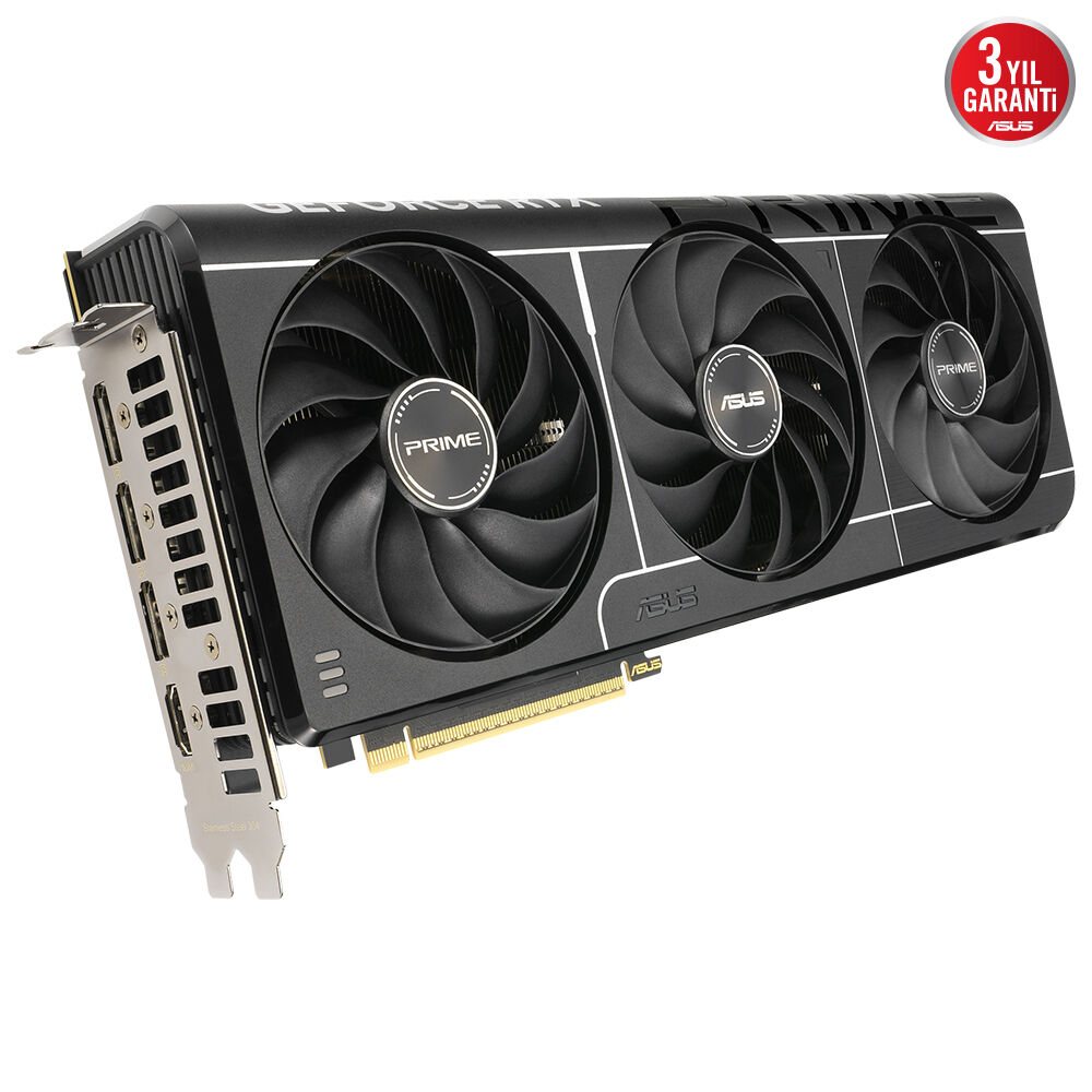 ASUS PRIME-RTX5080-16G NVIDIA GEFORCE RTX 5080 16GB GDDR7 256bit  OC HDMI 3xDP DLSS4 EKRAN KARTI