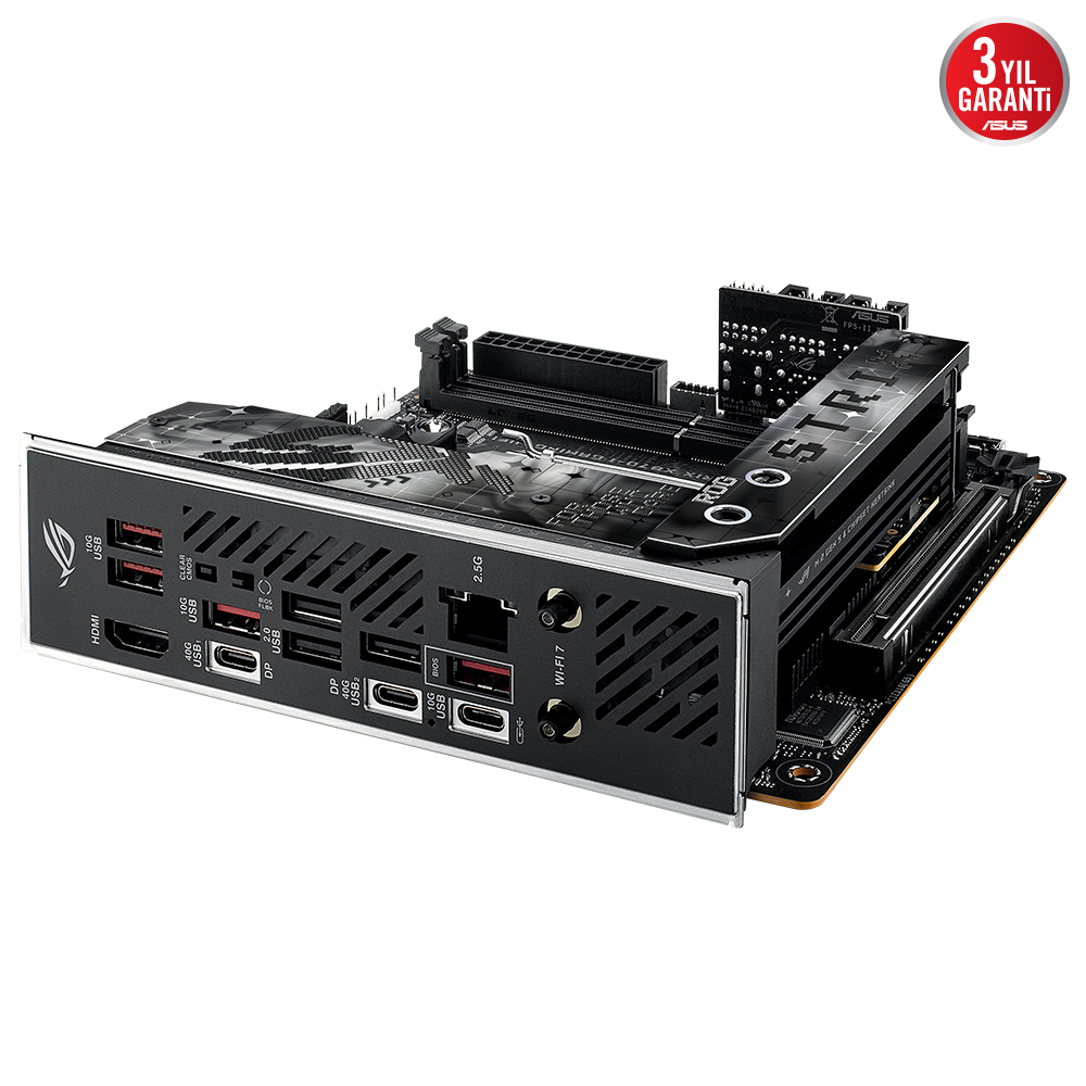 ASUS ROG STRIX X870-I GAMING WIFI 4xDDR5 HDMI 4xM.2 AM5 ANAKART