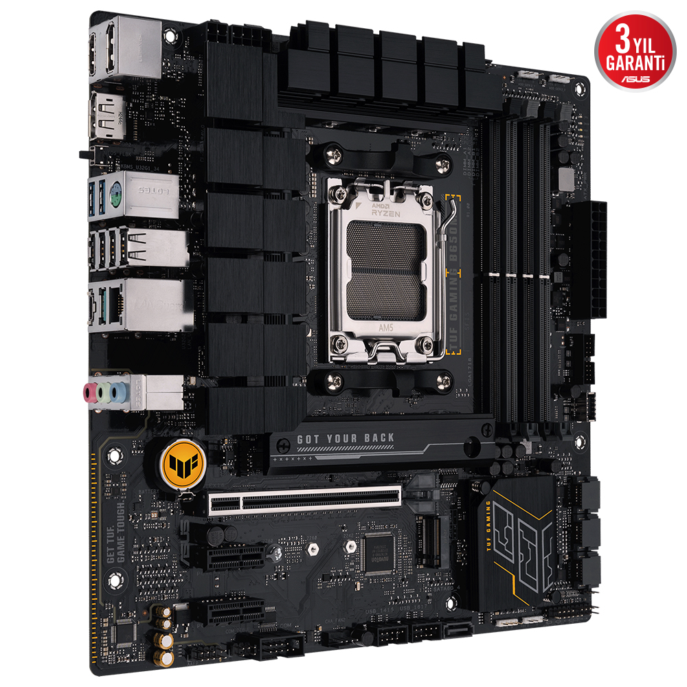 ASUS TUF GAMING B650M-E 4xDDR4 2x DP/HDMI 2xM.2 AM5 ANAKART