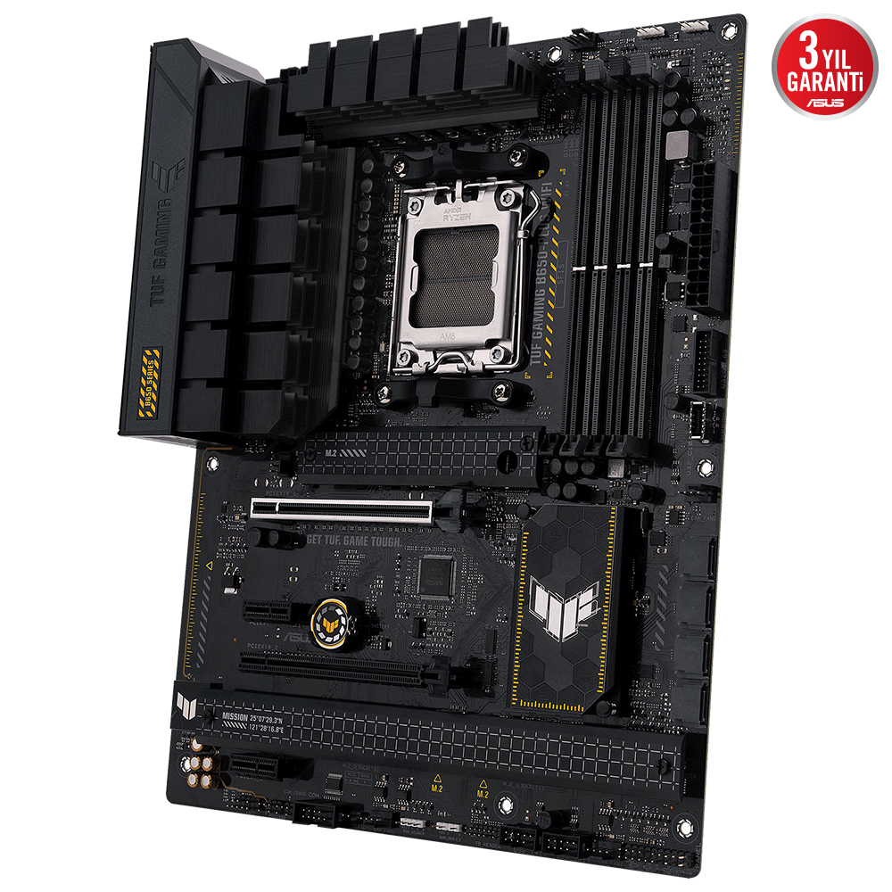 ASUS TUF GAMING B650-PLUS WIFI 4xDDR4 2x DP/HDMI 3xM.2 AM5 ANAKART