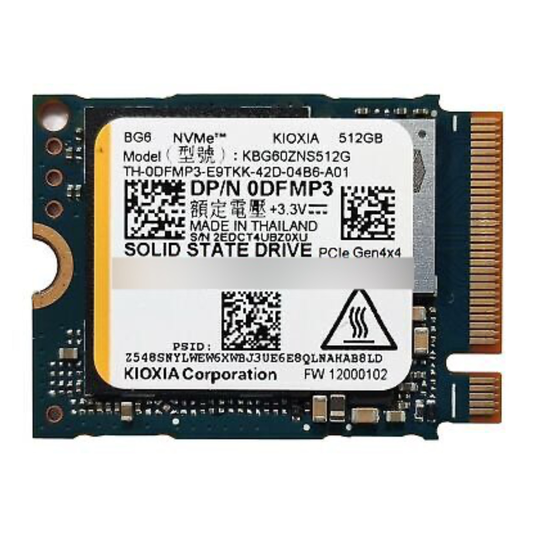 KIOXIA KBG60ZNS512G 512GB 4800/4000MB/s M.2 2230 PCI-E NVME SSD BULK