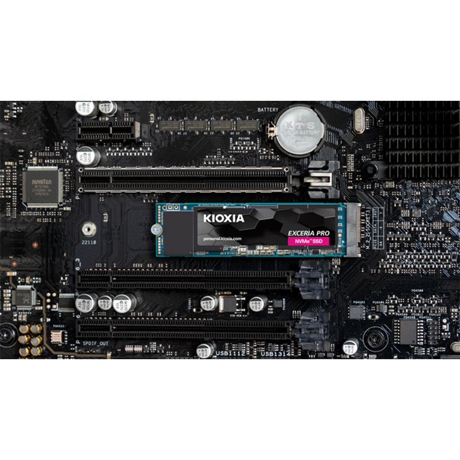 KIOXIA EXERIA PRO 1TB 7300-6400MB/s M.2 PCIe 4.0 NVME SSD LSE10Z001TG8