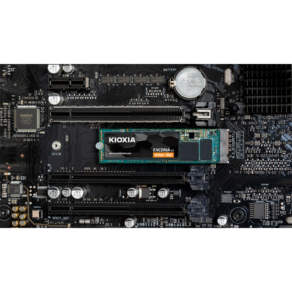 KIOXIA EXERIA G2 500GB 2100/1700/MB/s M.2 PCIe 3.0 NVME SSD LRC20Z500GG8