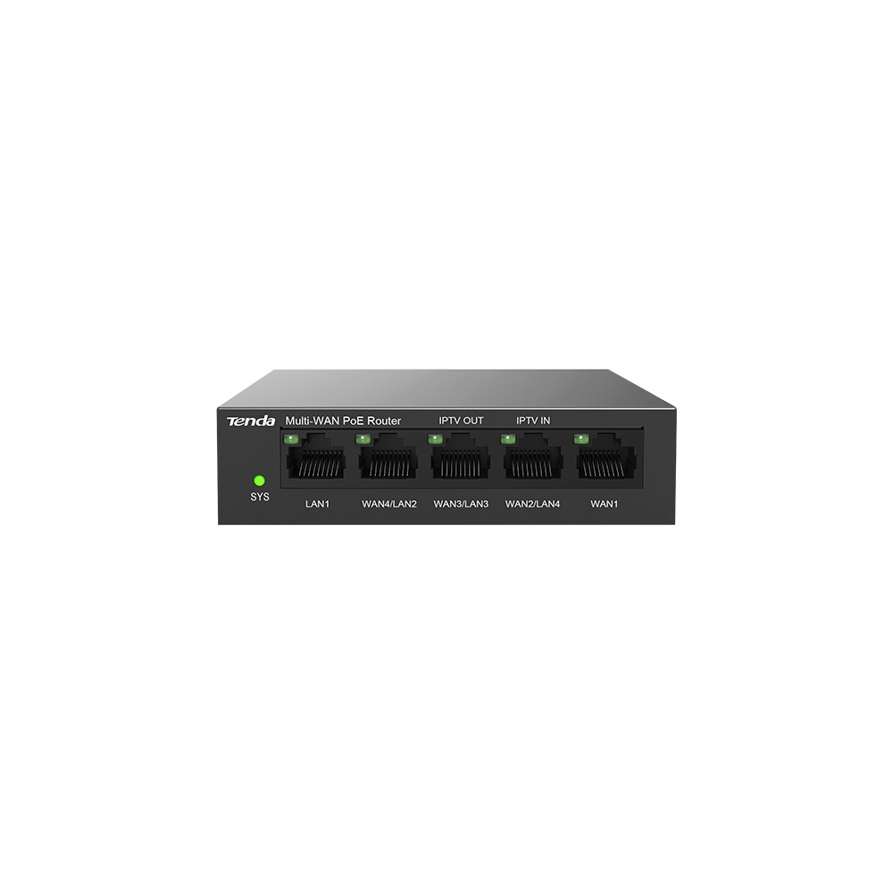 TENDA G0-5G-POE 5PORT GIGABIT ETHERNET POE GATEWAY/ROUTER